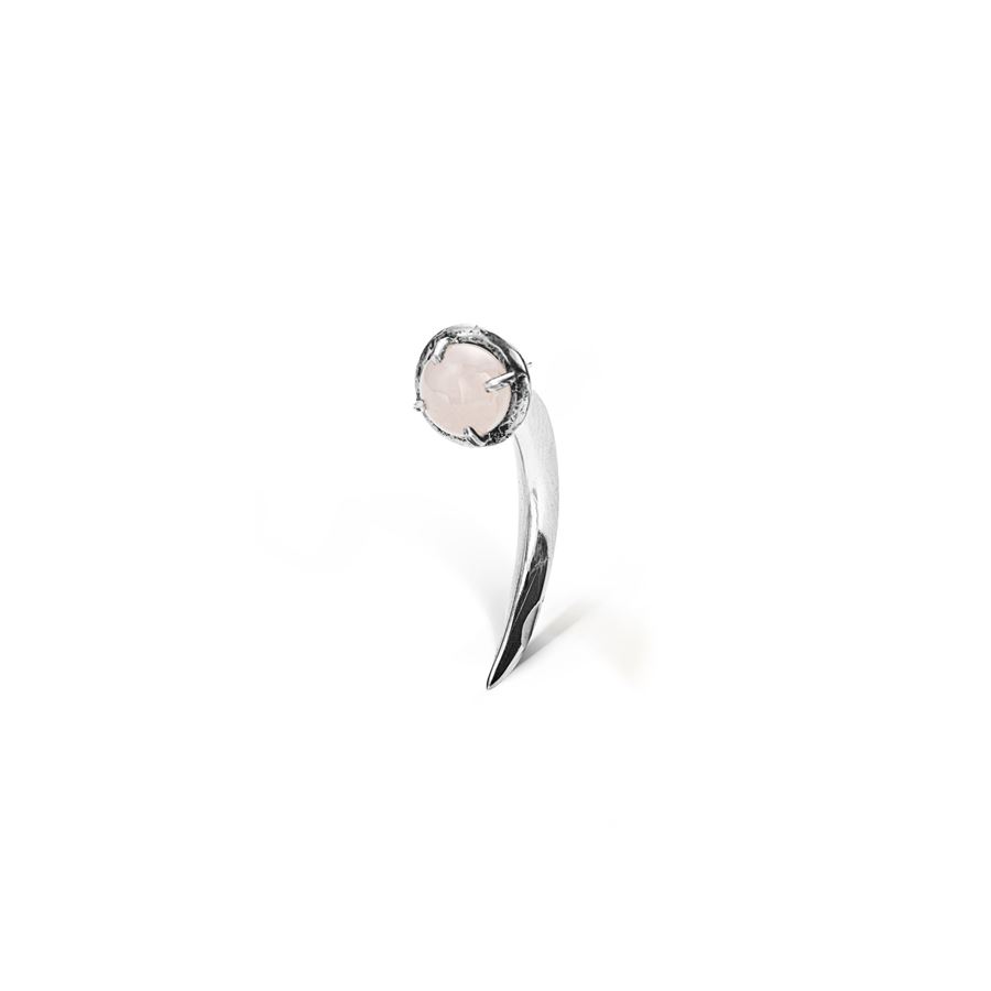 Pink quartz hook earring UNCINI | OR QRZ ROSA1/2 ARG